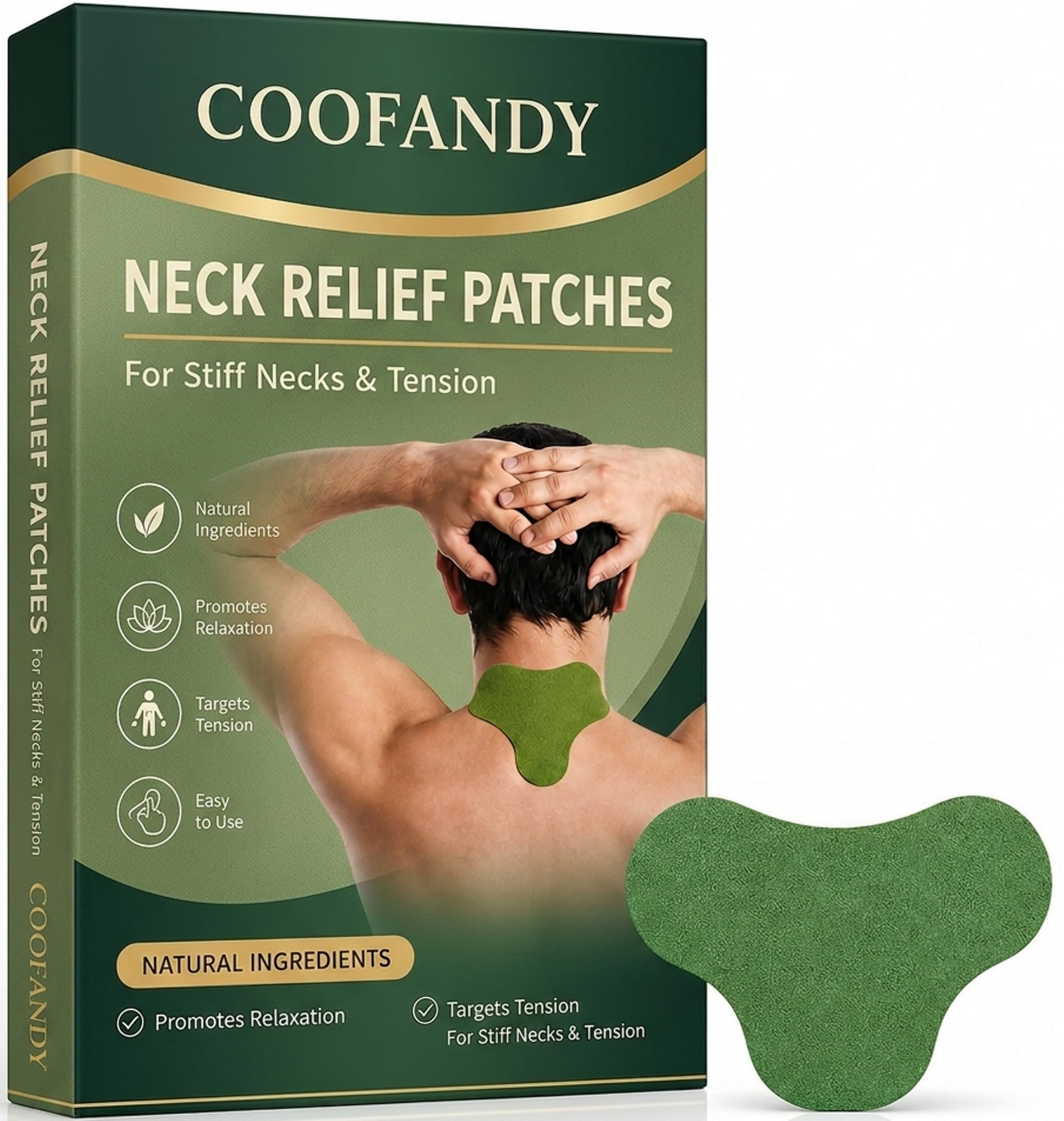 COOFANDY Shoulder Herbal Pain Relief Patch (40 PCS) – Fast Acting Joint & Muscle Relief, Soothing Comfort for Shoulder, Neck & Back Pain, Long Lasting Easy to Use Patches for Daily Support & Mobility — Amazon image 8