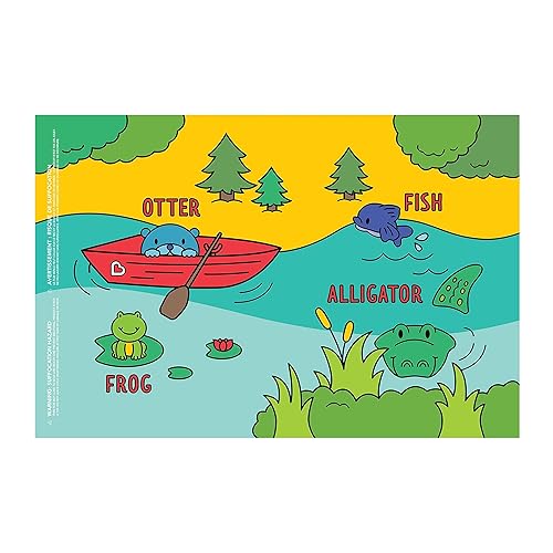 Miniatura 3 de Munchkin® Story Mat™, manteles individuales desechables sin BPA para niños, paquete de 18, 2 diseños