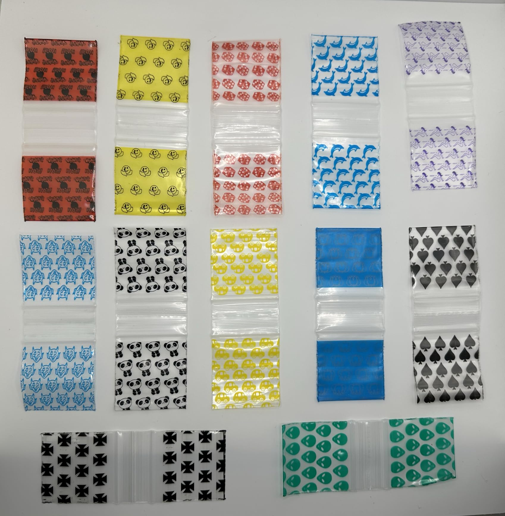 700pcs Mini Zip-Top Baggies 1.5