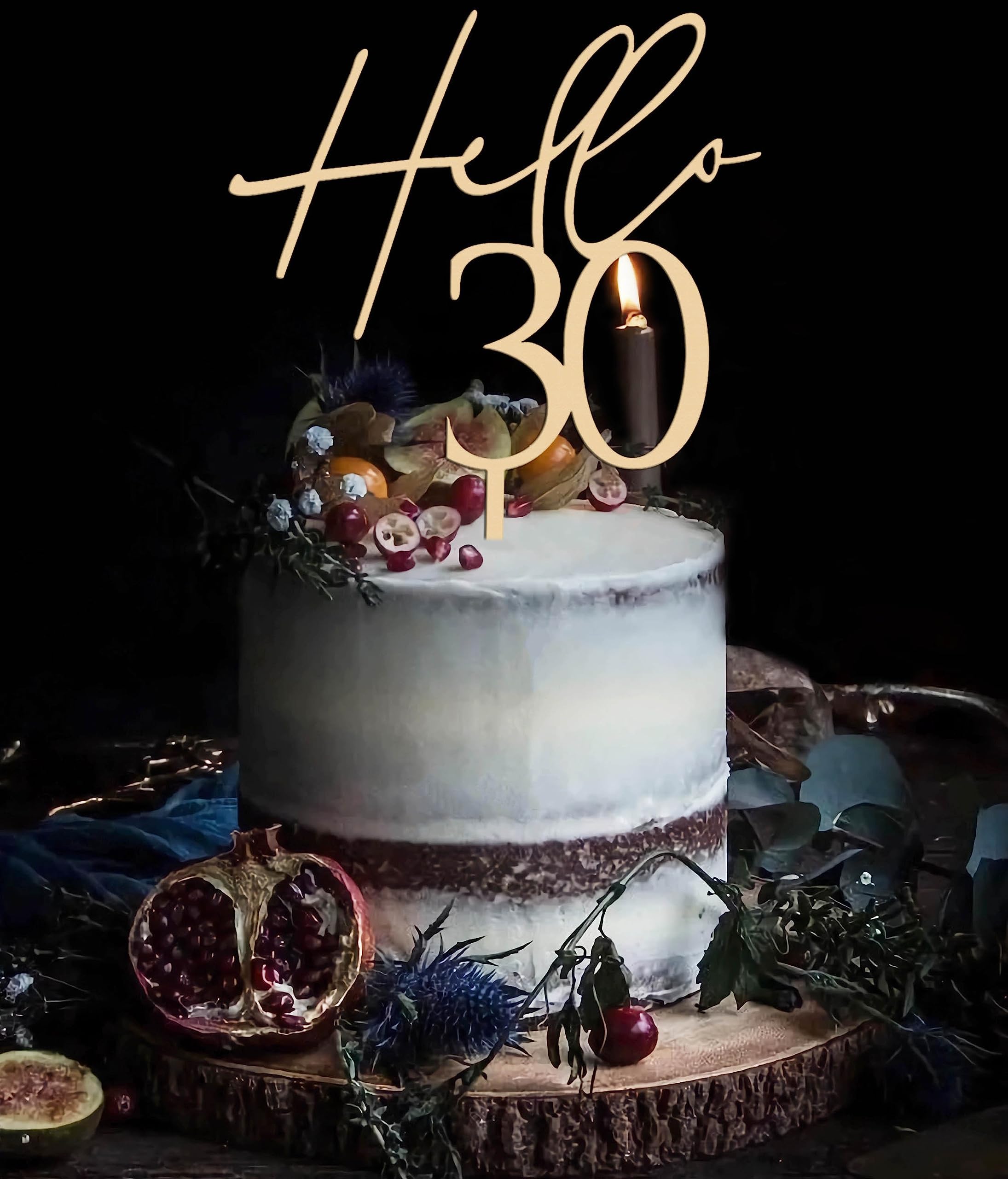 Hello 30 Cake Topper