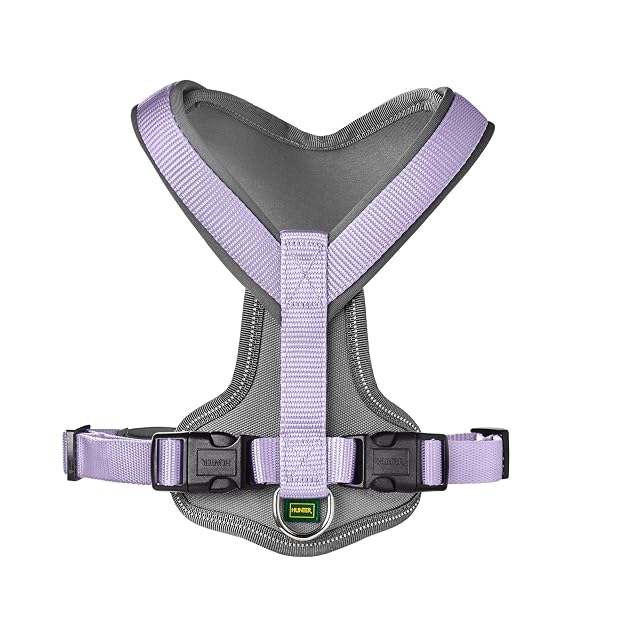 Foto 3 de 7 de HUNTER Arnés para Perro de Neopreno, Color Lavanda/Gris, Nailon Resistente, Acolchado de Neopreno Suave