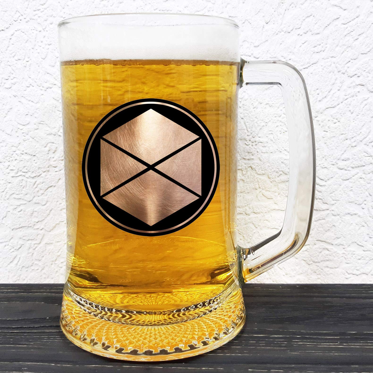 Destiny - Titan Glass Beer Stein - Gift For Him - Gamer Gifts - Personalized Beer Mug Glass - Geek Groomsmen Gift - Gift Ideas For Men - Gift For Daddy
