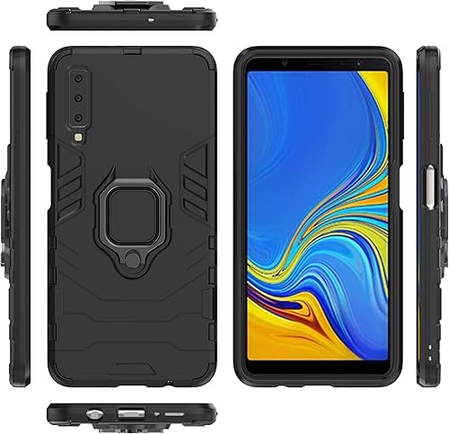 Miniatura 5 de Funda para Samsung Galaxy A7 2018  A750, híbrida resistente a prueba de golpes, doble capa de protección para Samsung Galaxy A7 2018  A750 Protector