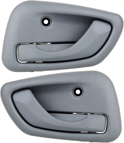 Miniatura 7 de ECCPP 2 manijas de puerta para Chevrolet Tracker 1999-2004 para Chevrolet Tracker gris interior derecho lado izquierdo