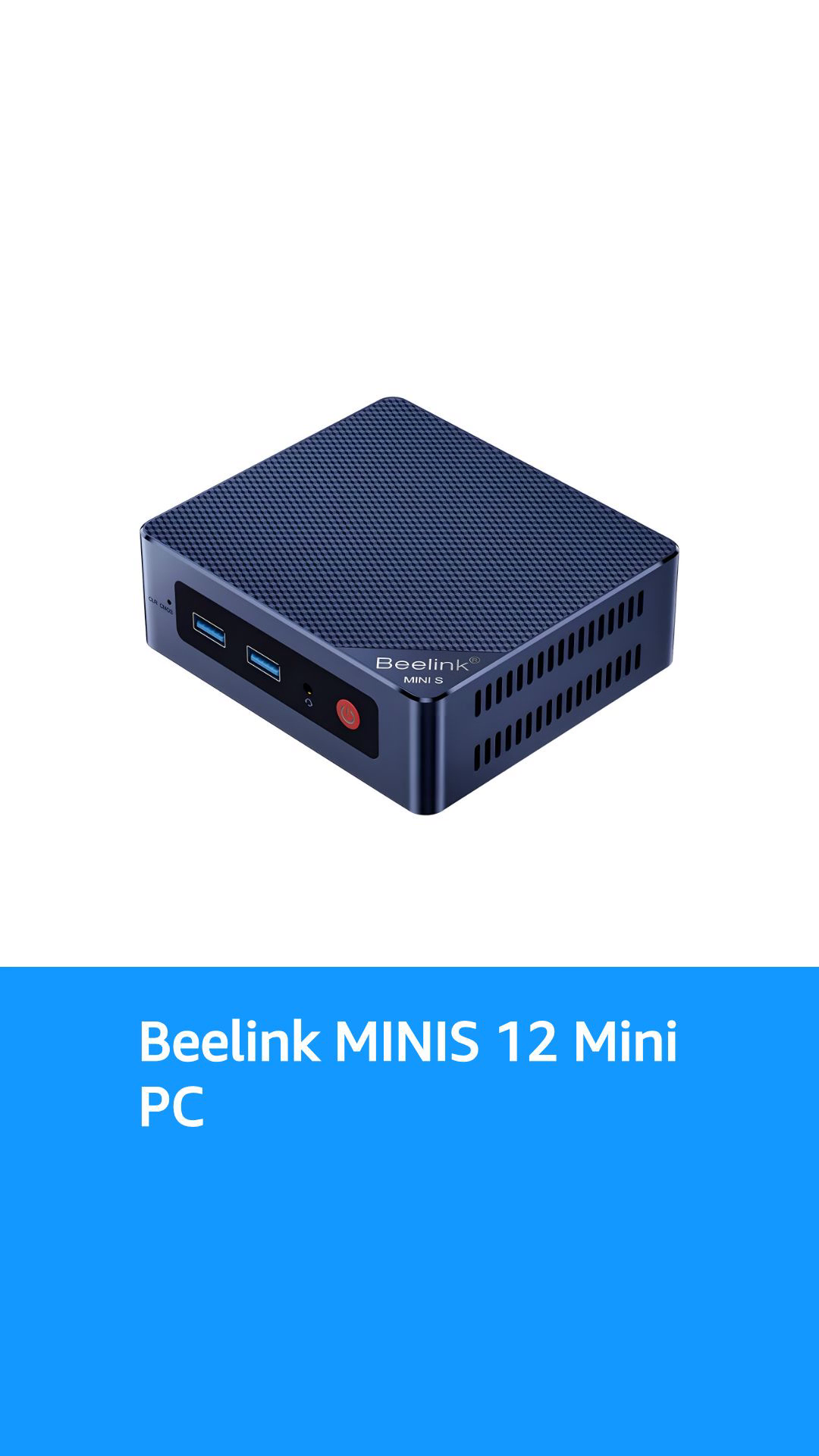 Beelink MINI S12 Mini PC W11 Home, Intel Alder Lake-N N95 16G DDR4