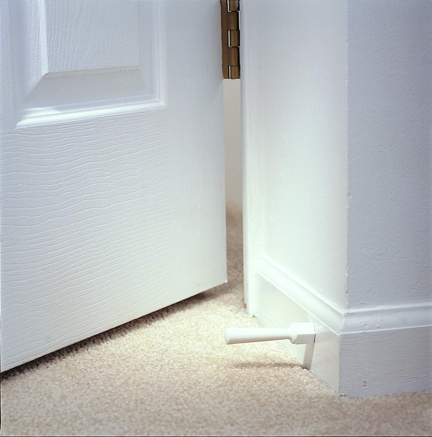 KidCo Soft Jamb Door Stop, White, 3 Count (Pack of 3) : Baby