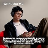 SONY WH-1000XM6 Flagship Noise Cancelling Over-Ear Wireless Bluetooth Headphones, Signature Hi-Res Sound, Comfort, Foldable Design, Durable Case, 30 HR Battery NC On, iOS & Android – Black - 9