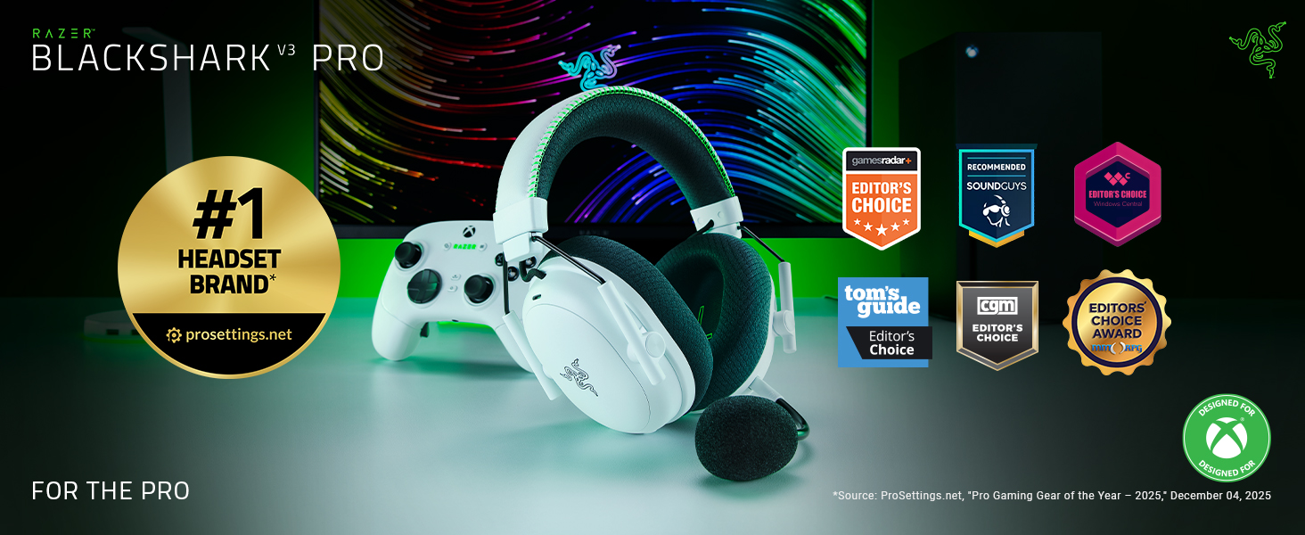 Amazon.com: Razer BlackShark V3 Pro Wireless ANC Gaming Headset