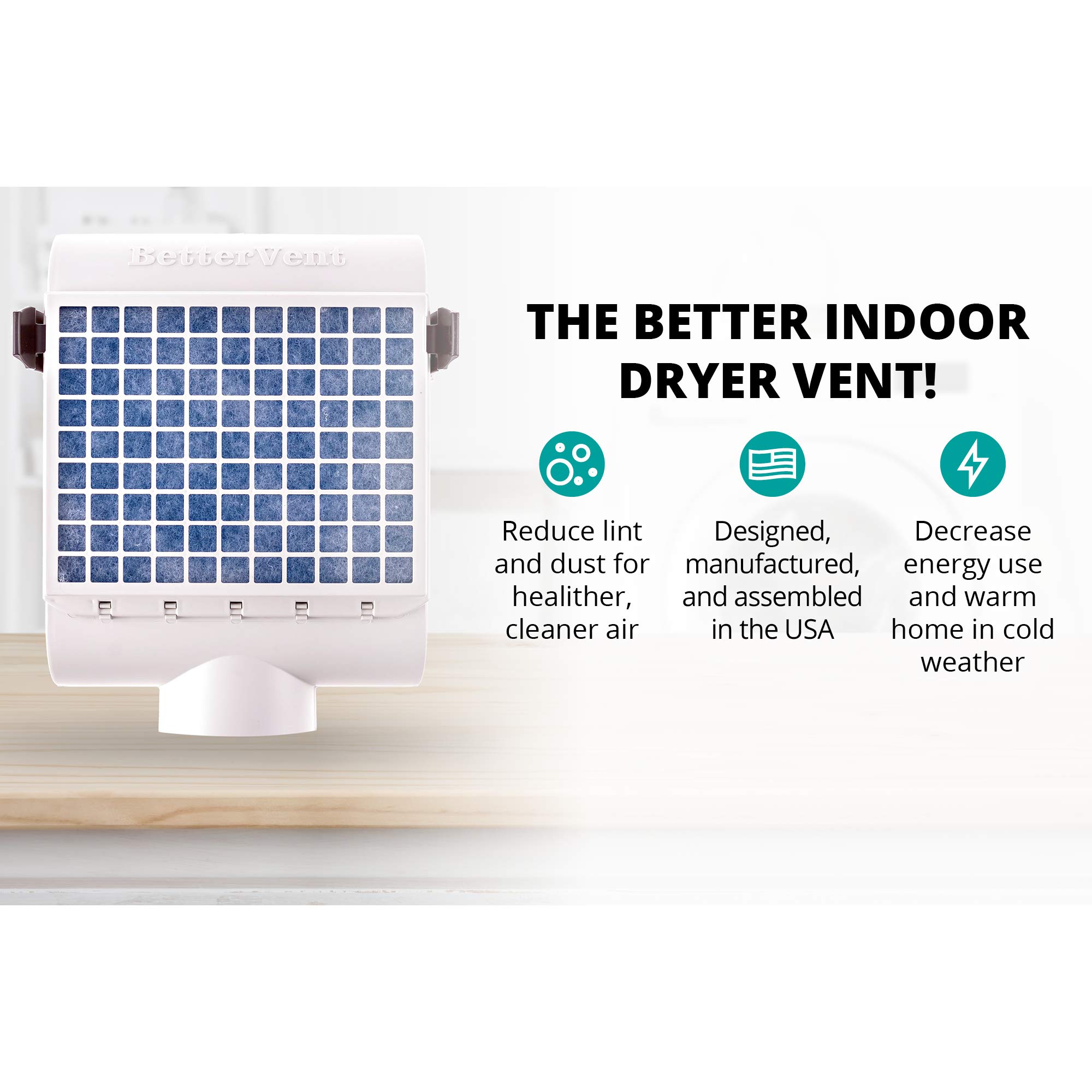 BetterVent Indoor Dryer Vent Protects Indoor Air Quality and Saves