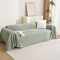 Vista 26 de MYSKY HOME Funda de Sofá Boho Súper Suave Fundas de Sofá para Sofá de 2-3 Cojines, Funda Moderna de Sofá de Jacquard Negro Funda de Loveseat Futón