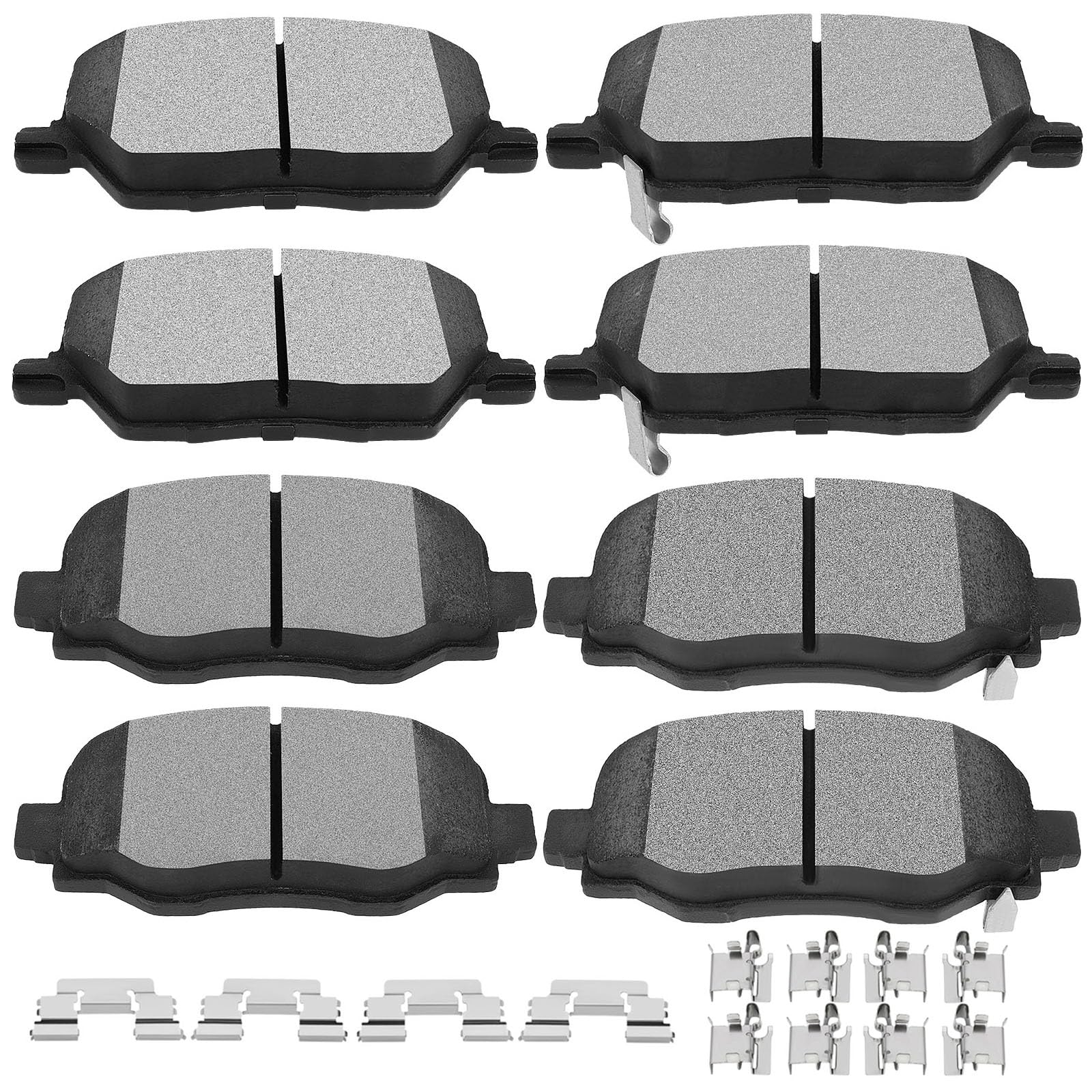 Photo 1 of Ceramic Brake Pads Kits,SCITOO 8pcs Brakes Pads Set fit for 2016-2018 for Fiat 500X,2016-2020 for Jeep Compass,2015-2019 for Jeep Renegade