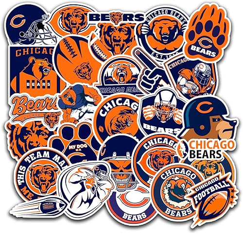 28 calcomanías de fútbol americano para botella de agua, laptop, bicicleta, computadora, motocicleta, estuche de viaje, calcomanías decorativas para