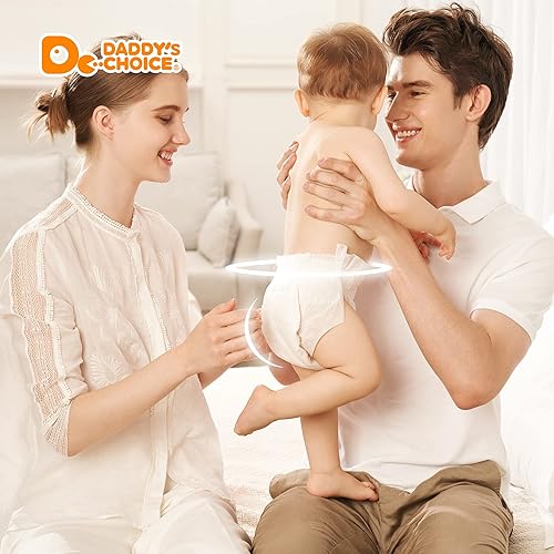 Miniatura 7 de Daddy's Choice - Pañales para bebé, talla 5 (27+ libras), 210 unidades, súper absorbentes, hipoalergénicos sin cloro, evita fugas (3 paquetes de 70