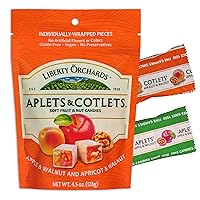 Vista 1 de Liberty Orchards, Aplets & Cotlets - Dulce Lokum de Applet y Albaricoque - Delicia Turca Vegana 4.5oz