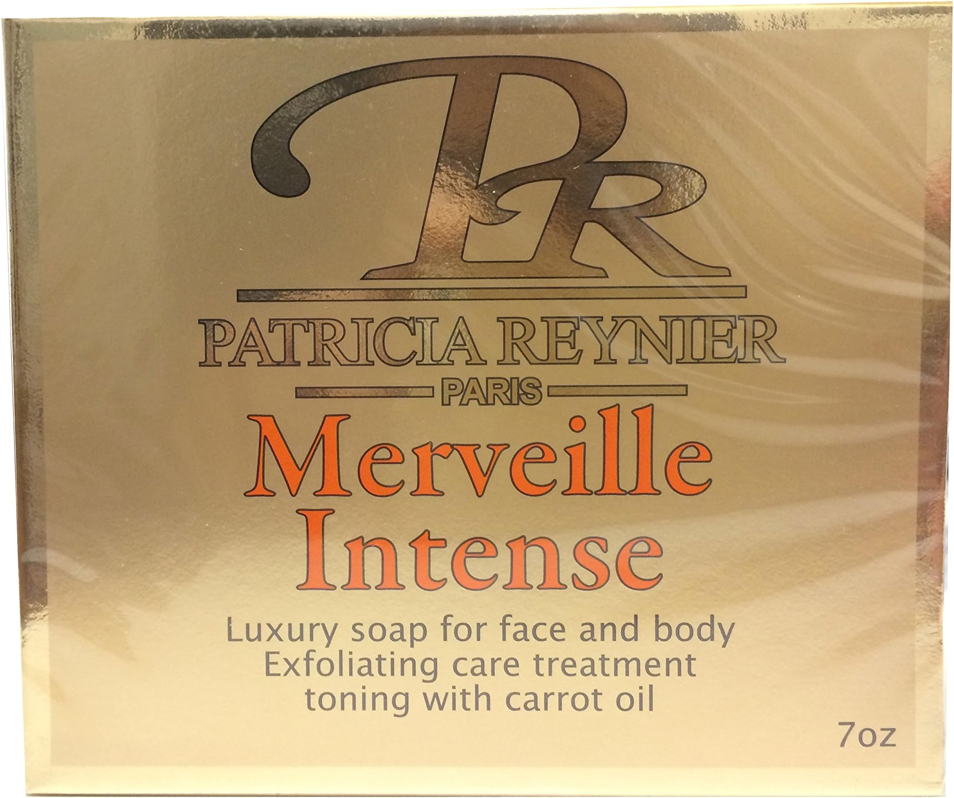 Merveille Intense Luxury Soap For Face And Body Exfoliatng Care Treatment Toning With Carrot Oil 7Oz