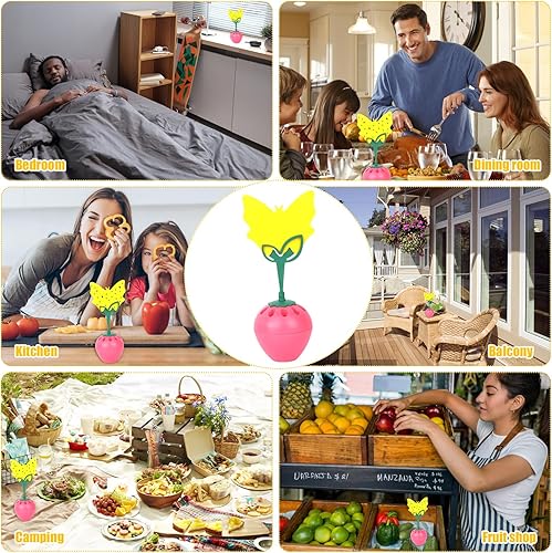 Miniatura 6 de Trampa para moscas de fruta para interiores, trampa para mosquitos para interiores de casa, trampas seguras y no tóxicas, atrapa mosquitos