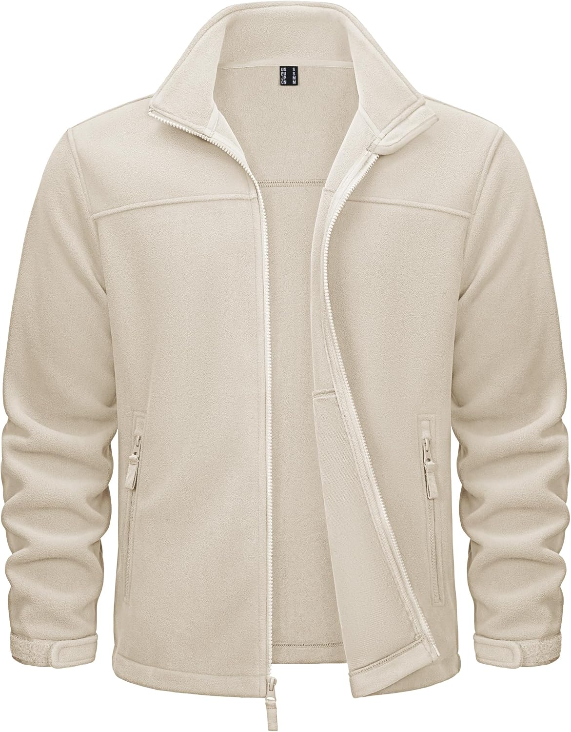 TACVASEN Men’s Polar Fleece Jackets Lightweight Soft Winter Thermal Coats Outdoor Windproof Zip Up Jacket with Pockets TACVASEN Men’s Polar Fleece Jackets Lightweight Soft Winter Thermal Coats Outdoor Windproof Zip Up Jacket with Pockets