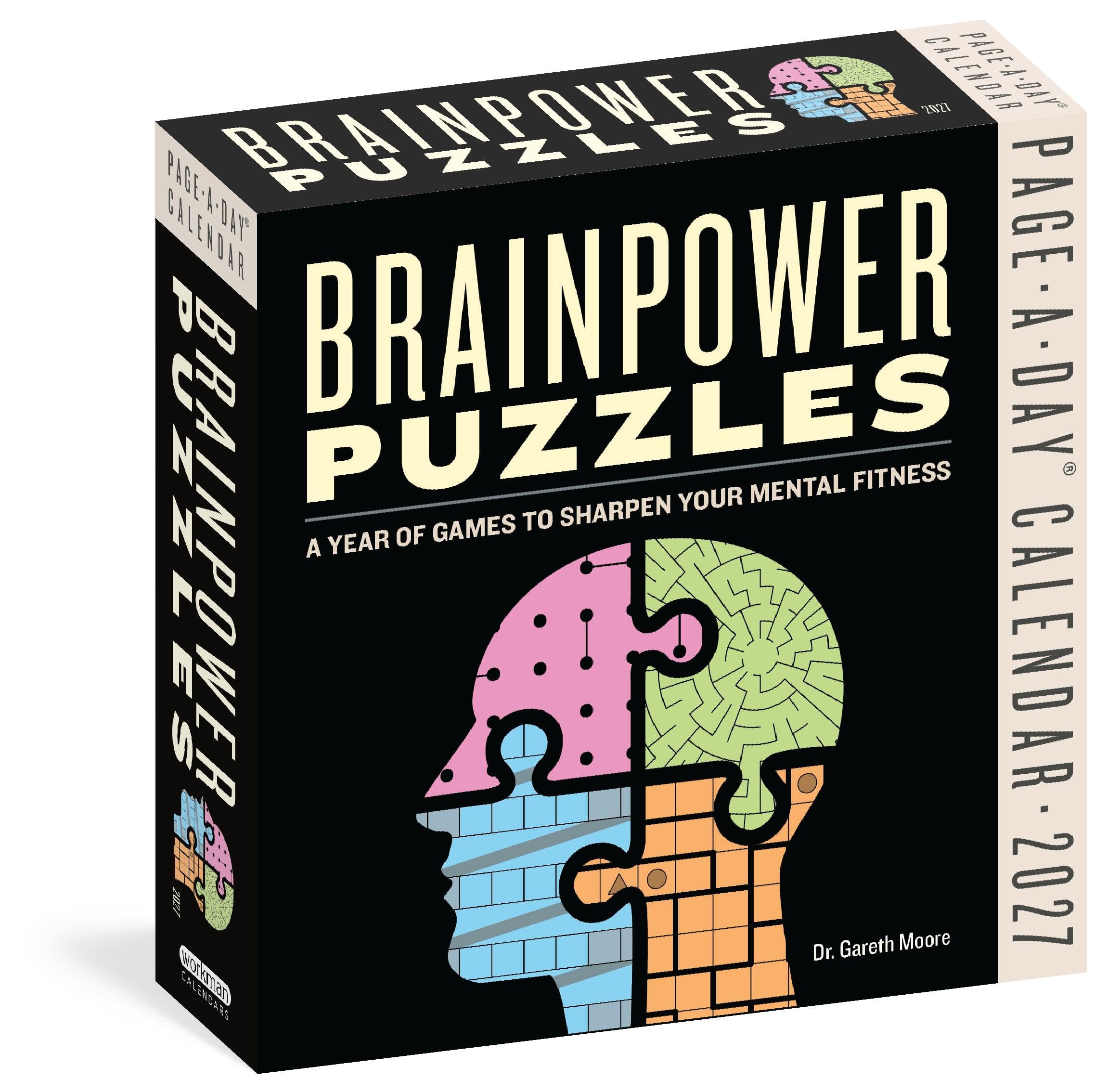 Brainpower Puzzles Page-A-Day® Calendar 2027: A Year of Games to Sharpen Your Mental Fitness