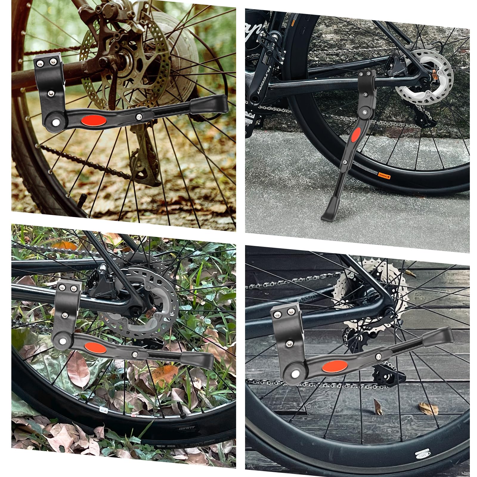 Cavalletto Bici, Regolabile Alta qualità Alluminio Lega, Cavalletto Bici per 24~28 - Regolabile Cavalletti per Bicicletta Mountain Bike, per Bicicletta Mountain Bike, BMX,MTB Elettricaa