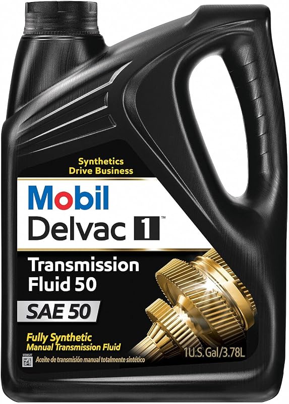 Fluido de transmissão sintético SAE 50 Mobil Delvac Syn Transmission – 1 galão (3,79 L)