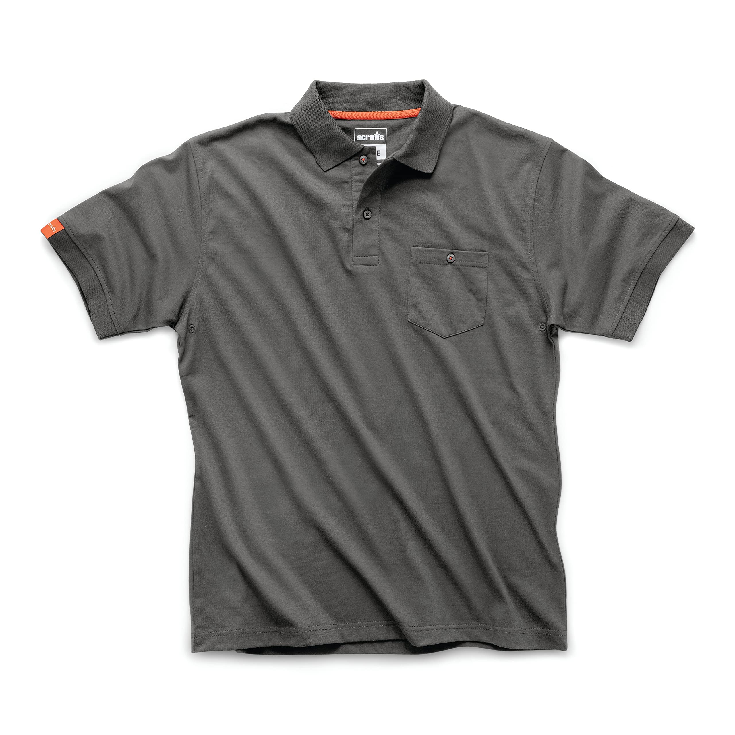 Scruffs Mens Eco Graphite XXL (T55420) Worker Polo Shirt, Graphite, XXL UK