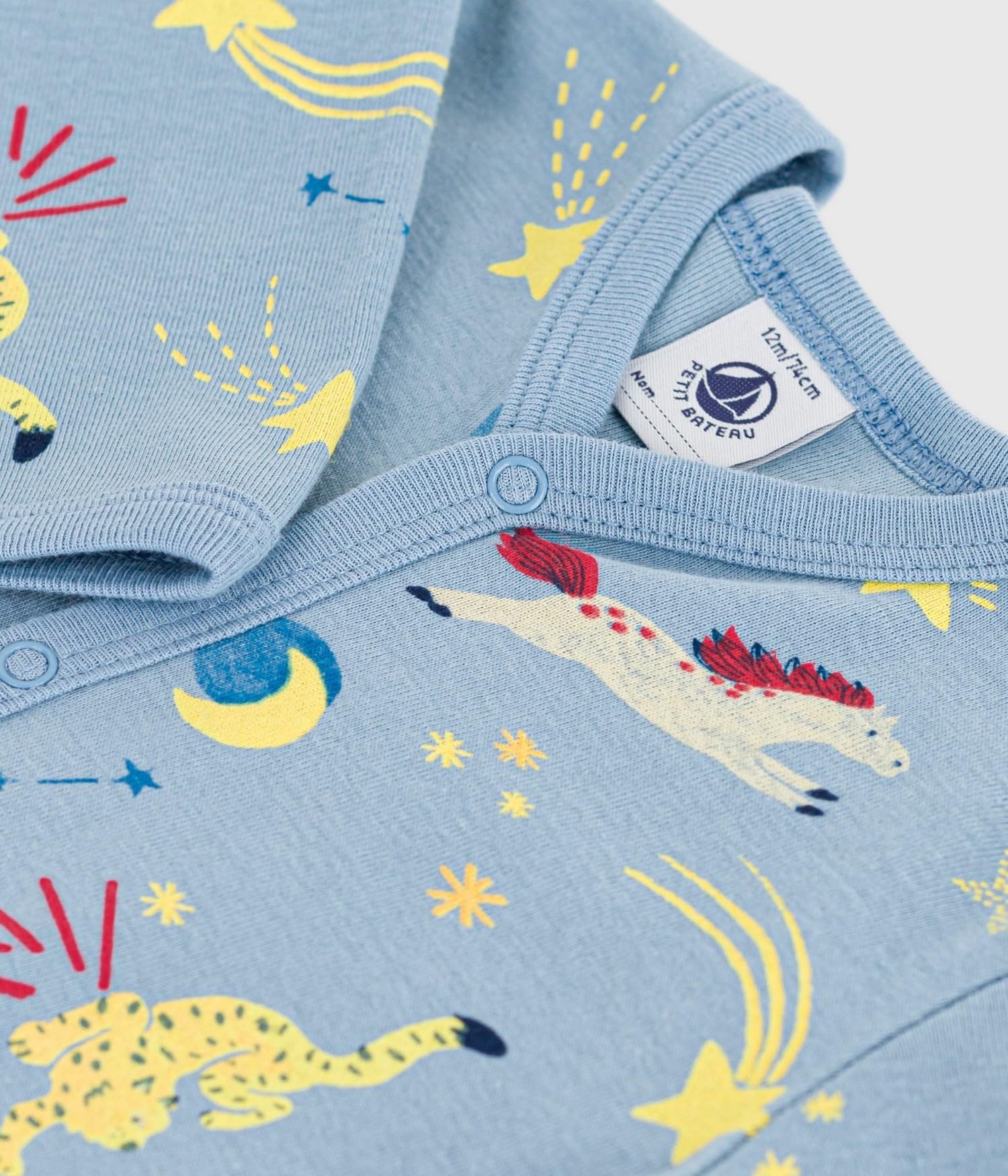 Petit Bateau Pyjama Bébé en Coton sans Pieds Imprimé A0e6b01 Vêtements Nuit Mixte bébé (Lot de 1)