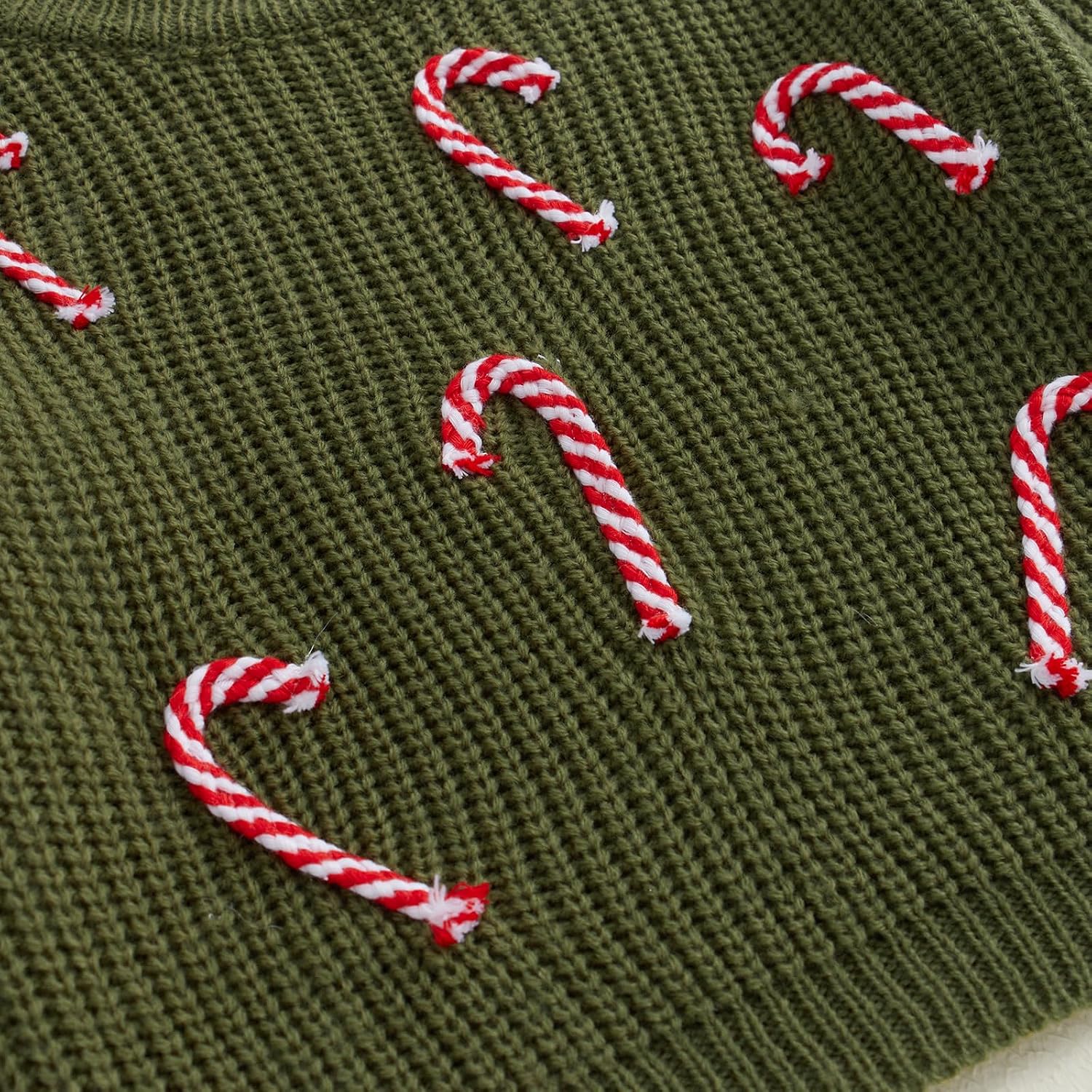 Newborn Toddler Baby Boy Girl Christmas Sweater Merry Embroidery Knitted Sweater Oversized Winter Warm Clothes