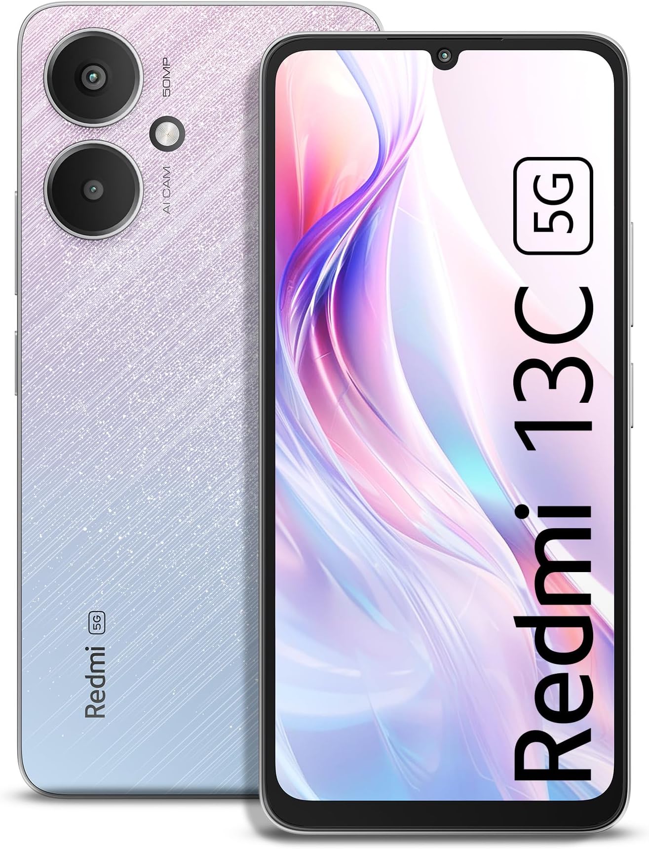 Redmi 13C 5G (Startrail Silver, 6GB RAM, 128GB Storage) | MediaTek Dimensity 6100+ 5G | 90Hz Display