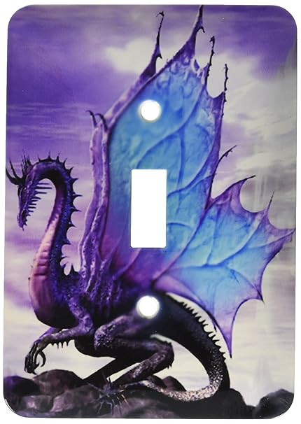 LLC lsp_4144_1 Fairytale Dragon, Single Toggle Switch