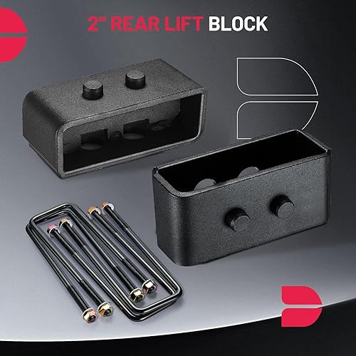 Miniatura 3 de BDFHYK Kit de elevación de nivelación delantera y trasera de 3 pulgadas y 2 pulgadas, compatible con 2004-2022 F150 2WD 4WD, 6061-T6 Kit de