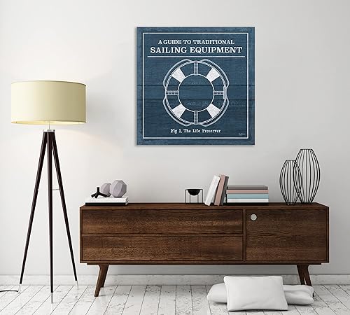 Miniatura 5 de Jaxson Rea "Vintage Sailing Knots X Gallery Wrapped Canvas by Mary Urban, 36" x 36"