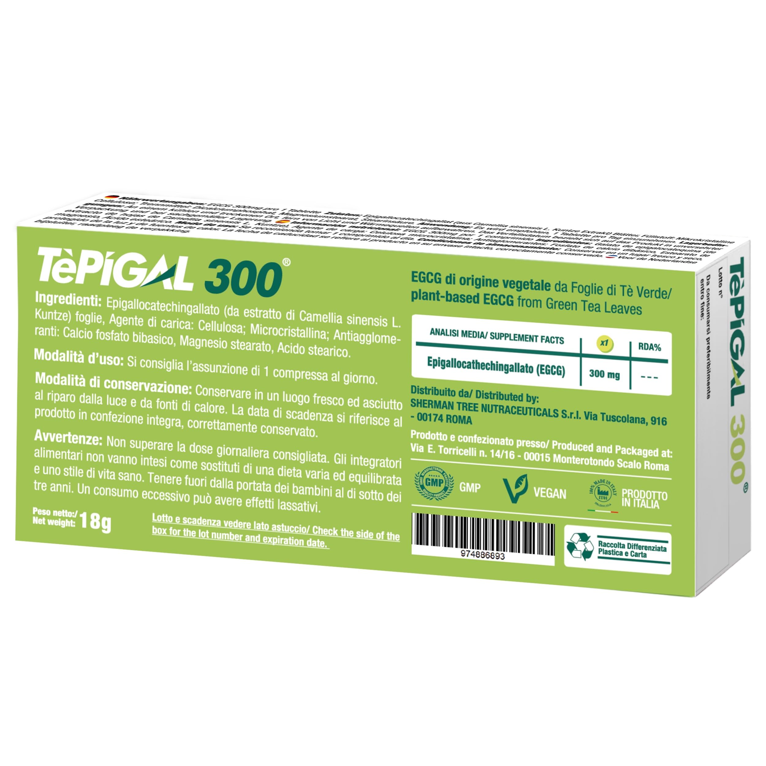 EGCG da tè verde ≥95% - Stimolante metabolico, blocca-fame, energizzante