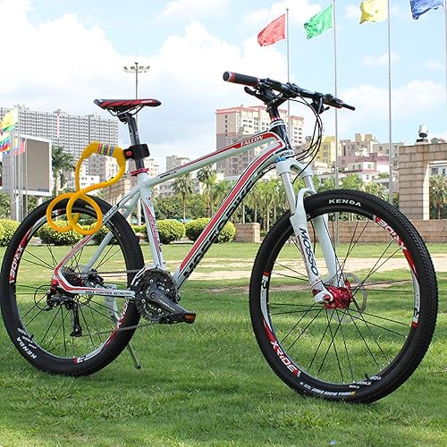 Miniatura 6 de Cable de bloqueo de bicicleta deportiva, bloqueo de cable de bicicleta de 4 pies con bloqueo de cable de bicicleta de combinación reajustable de 5