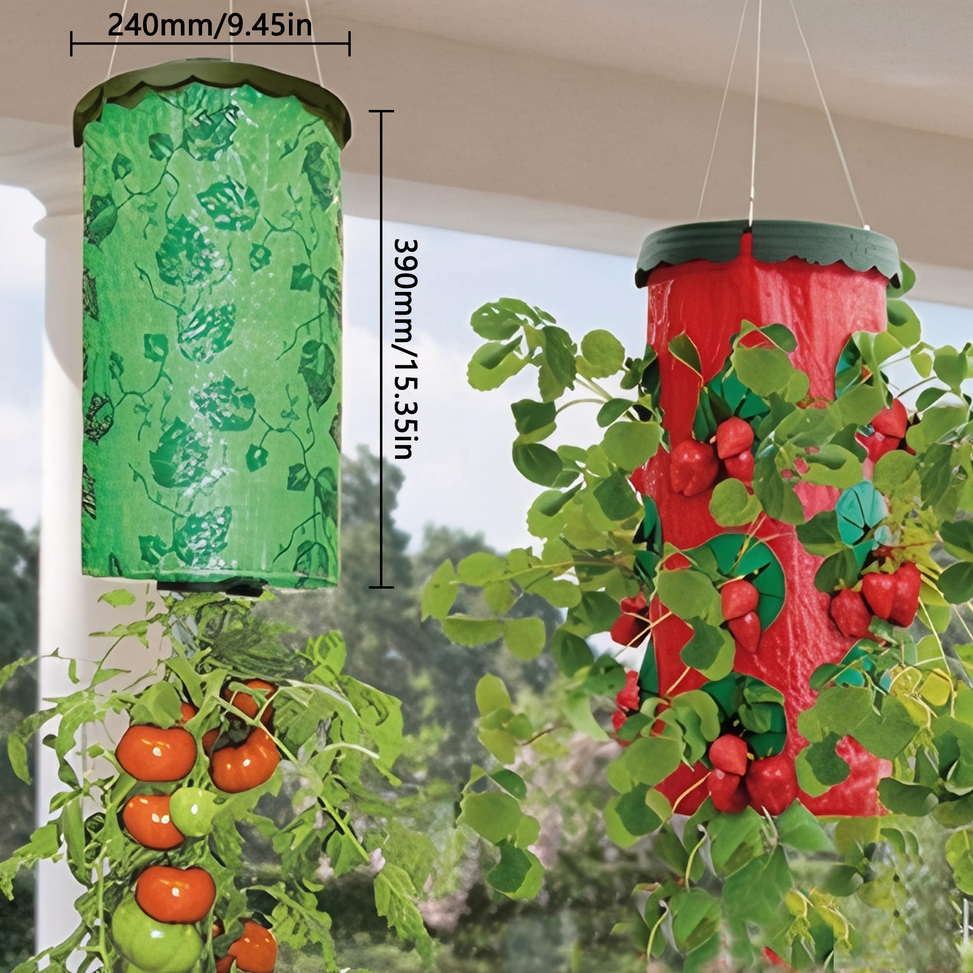 Amazon.com: ABCISI Hanging Tomato Planters Upside Down: Vegetable Planter  Grow Bags, Upside Down Tomato Planter - Plant Holder Pot Hanging Sky  (Green) : Patio, Lawn & Garden