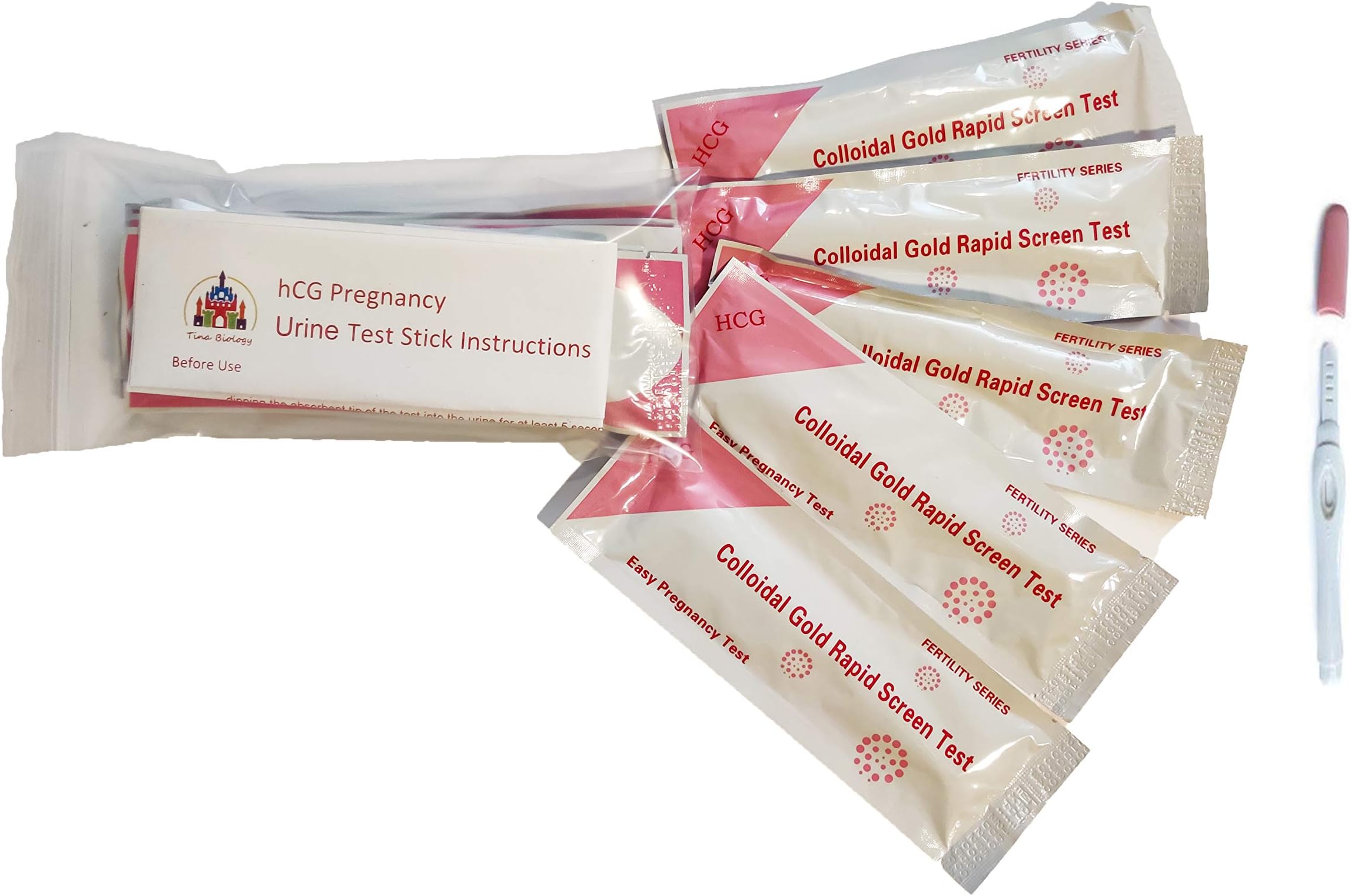 5 Pack Rapid Detection Pregnancy Tests Midstream Sticks Ultra Early, HCG Gold Screen Test (5)