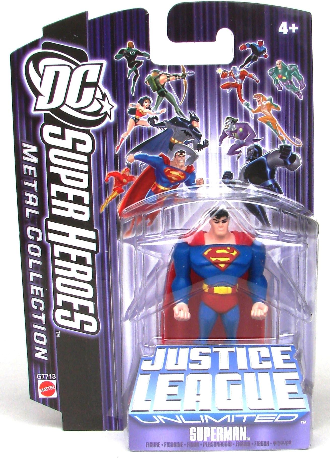 DC Super Heroes G7713 Superman Justice League Unlimited 7cm Metal Collection Figure