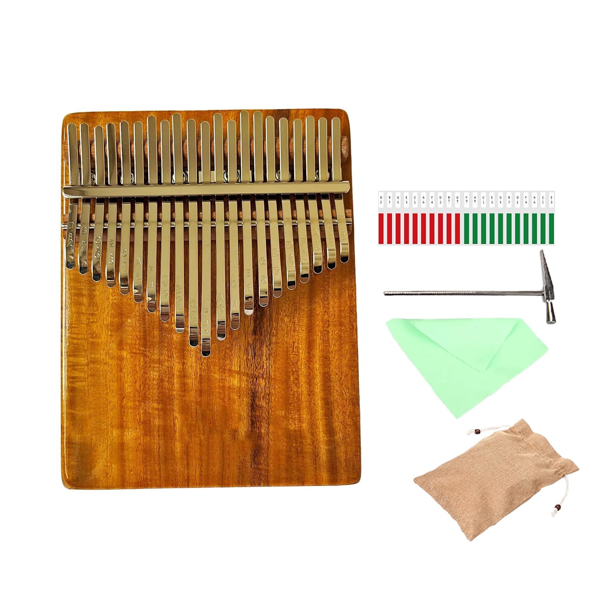 El Palisandro Kalimba De Nogal De 21 O 17 Teclas Es Adecuado Para Principiantes Instrumentos Musicales Kalimba(Acacia21 keys)