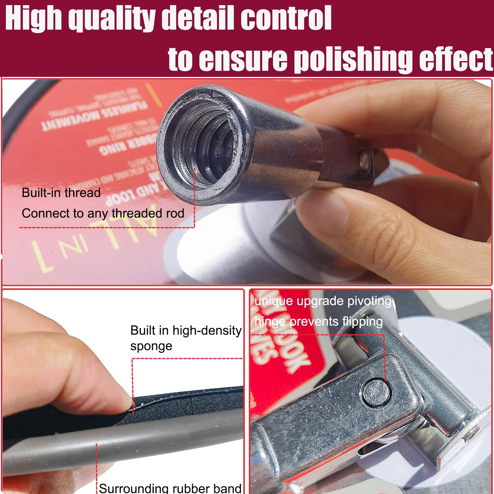 9 Inch Radial Drywall Sander - Wall Cleaning Tool -4