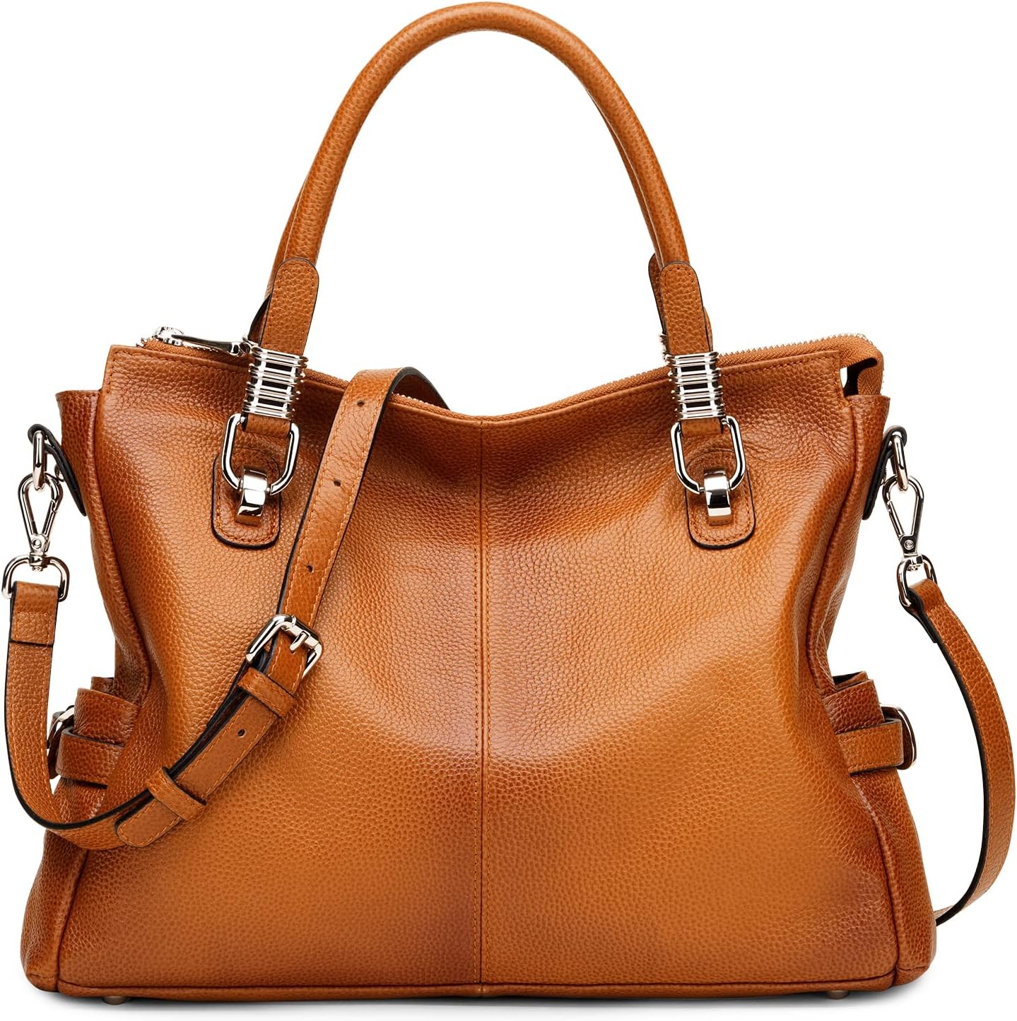 Women Genuine Leather Handbag Shoulder Purse Satchel Tote Crossbody Bag