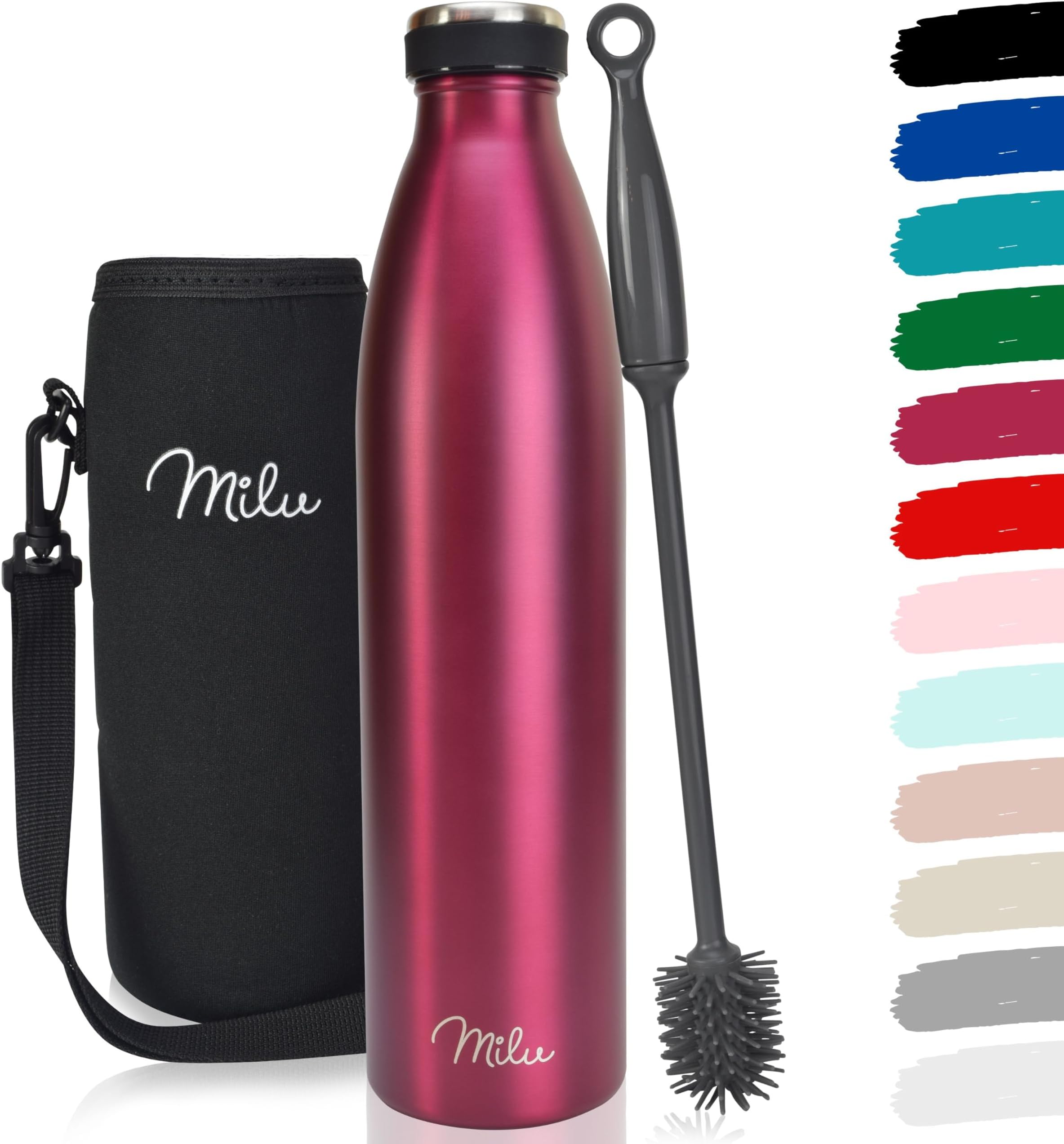 YYW Bouteille thermos en acier inoxydable de 1,5 litre, bouteille