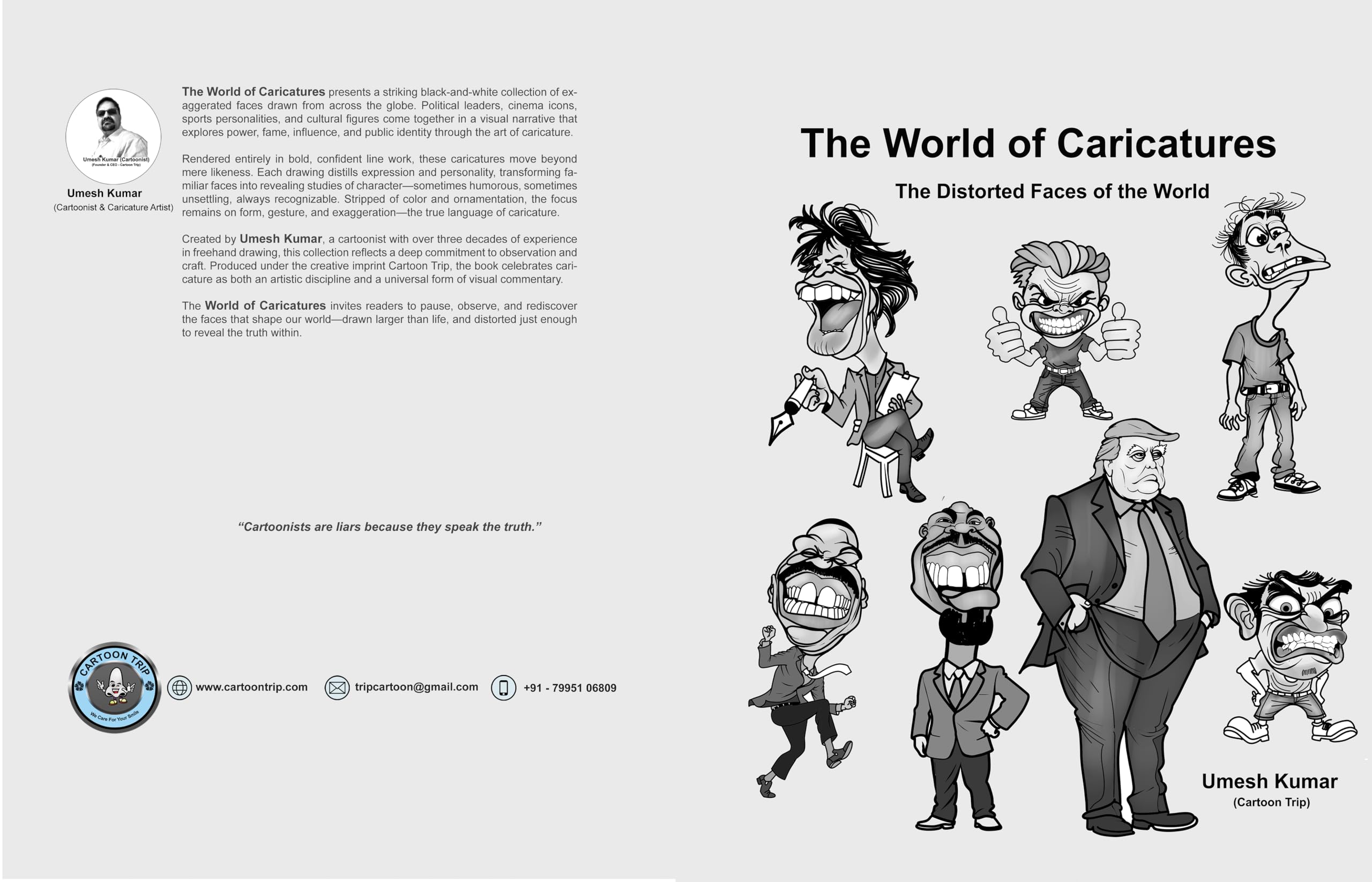 The World of Caricatures guide de dessin technique et humour The Mad Art of Caricature
