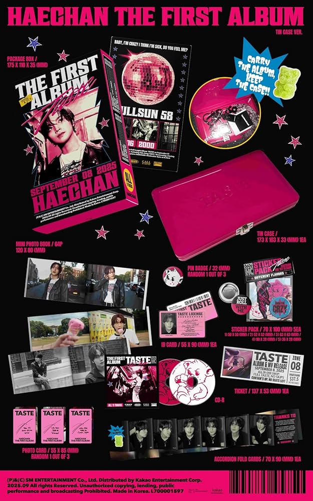 Amazon.co.jp: ヘチャン HAECHAN TASTE 1st Album [韓国盤] (Tin Case