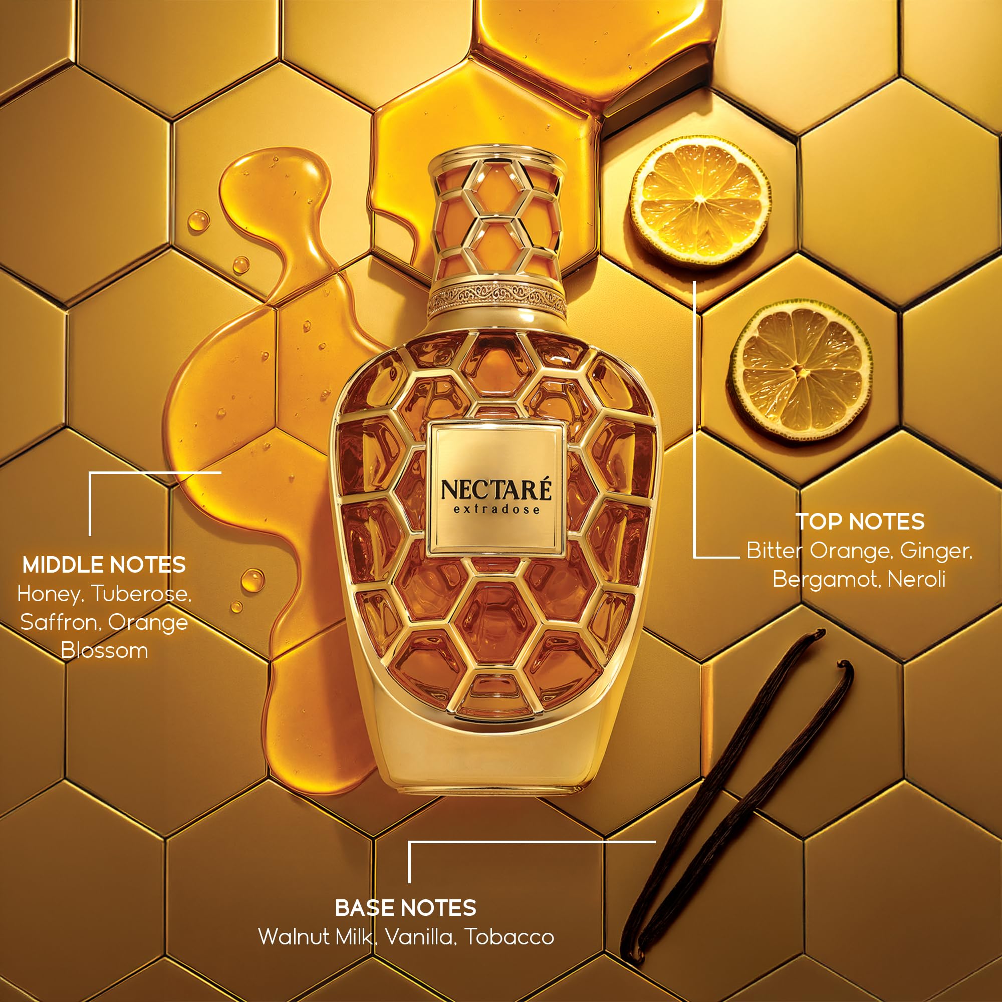 French Avenue Nectare Extradose di Fragrance World per Unisex - Estratto de Parfum Spray da 80 ml