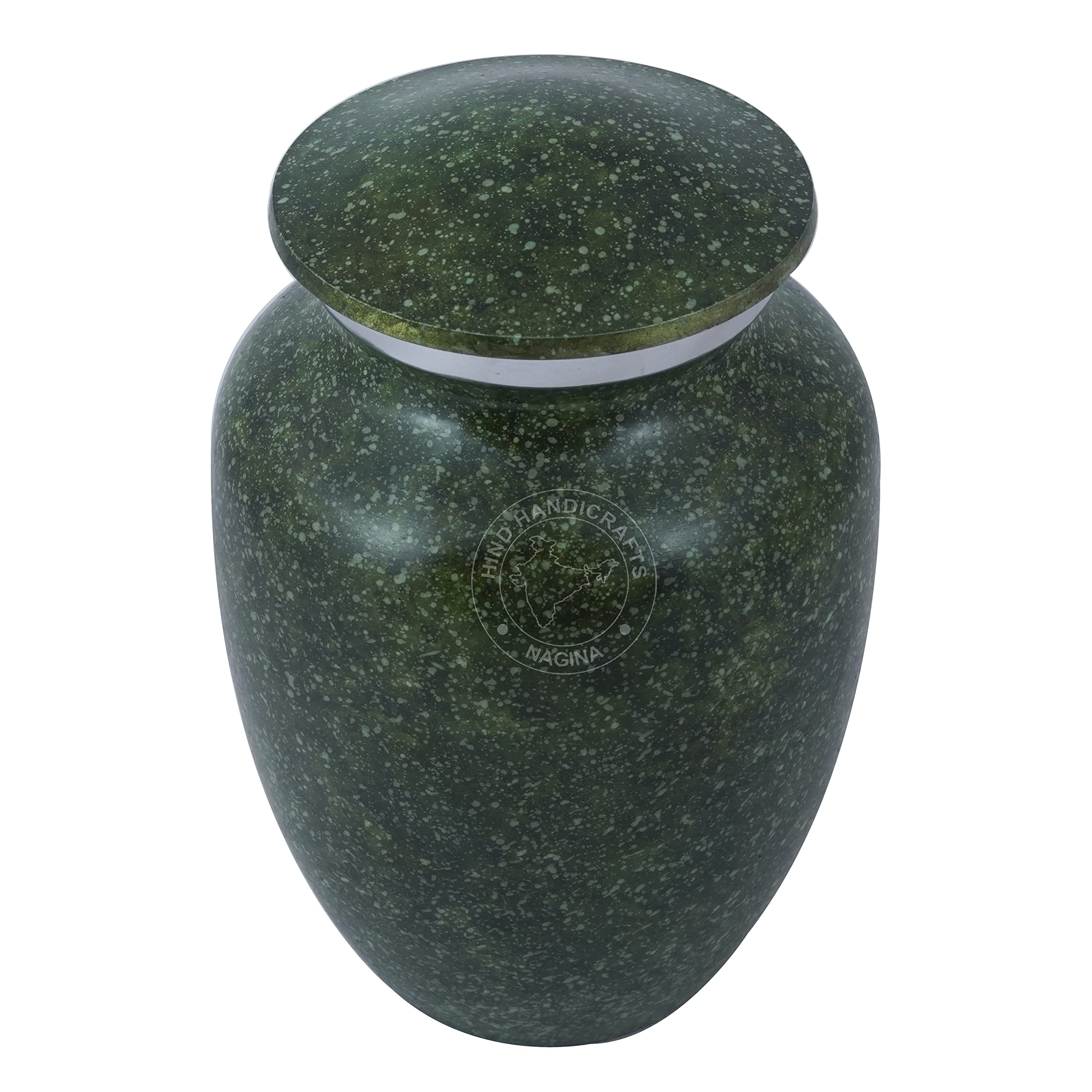 Aluminum Peaceful Pet Memorial Cremation Urns for Dogs and Cats Ashes - Keepsake Human Ash Cremation Urn - Funeral Urn (125 Cubic Inches, Granite - 4)