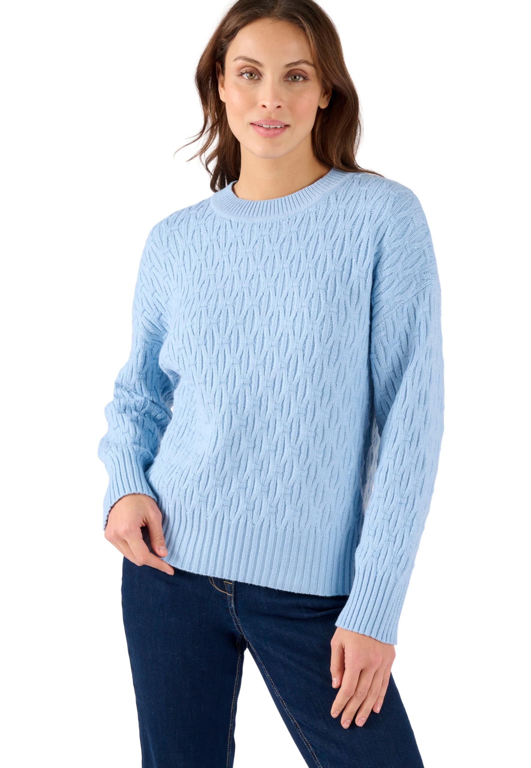 Damart Women's Jumper - Size 18-20 - Mid Blue