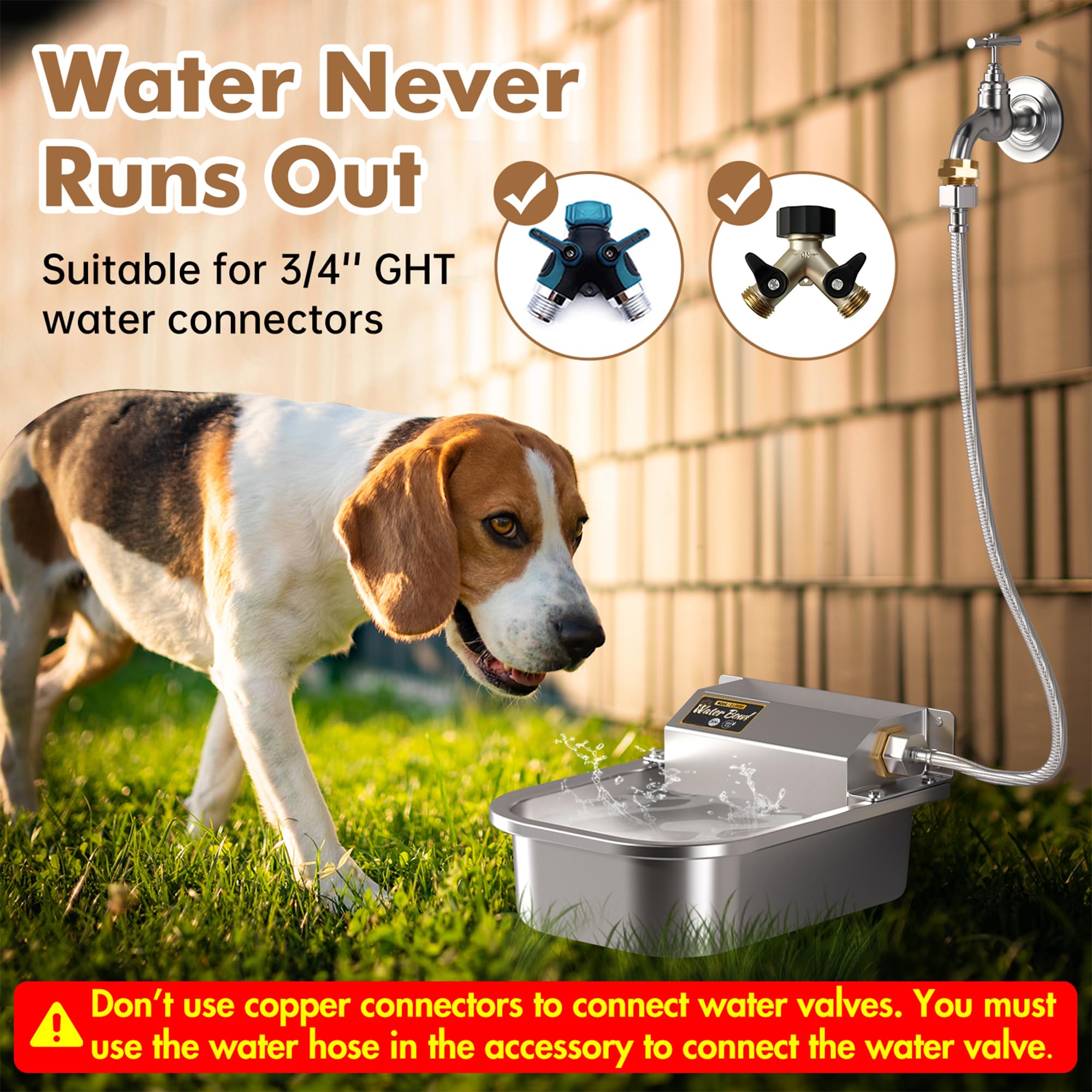 Distributore automatico di acqua per esterni