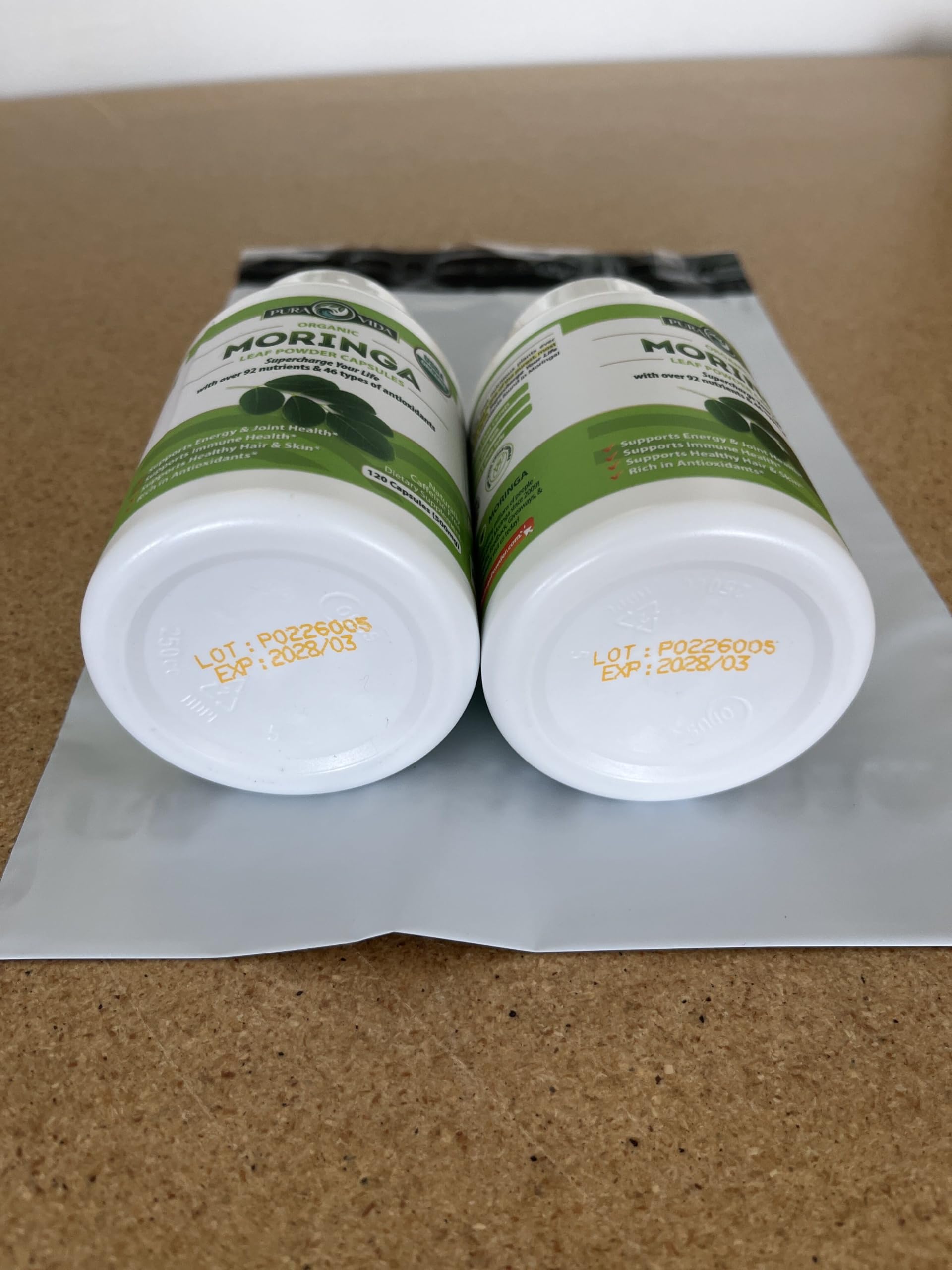 PURA VIDA MORINGA Organic Moringa Capsules Single Origin Moringa Powder Organic. Pure Moringa Leaf. Energy, Metabolism, & Immune Support. 120ct. 500mg Caps (Pack of 2) — Amazon image 12