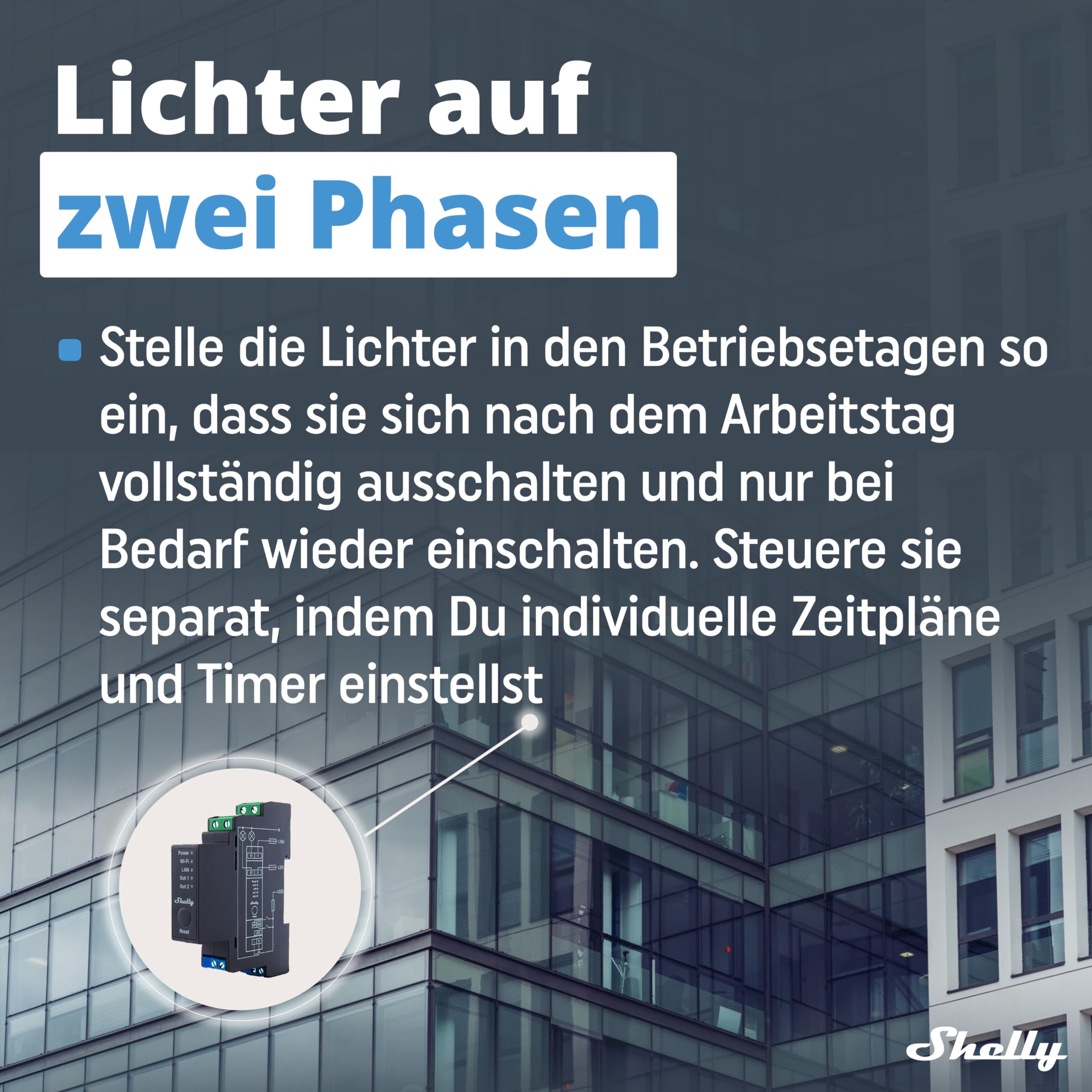 Shelly Pro 2 | LAN & WLAN 2-Kanal DIN-Schienen Relais Schalter - 25A | Potentialfreie Kontakte | Alexa & Google Home | iOS Android App | Lichtsteuerung | Fernsteuerung | Wasserverteiler