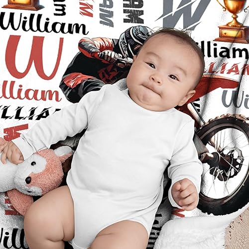 Vista 40 de Manta personalizada con nombre – Manta personalizada para niñas, niños, bebés, recién nacidos, niños pequeños, regalo de cumpleaños, tamaño infantil