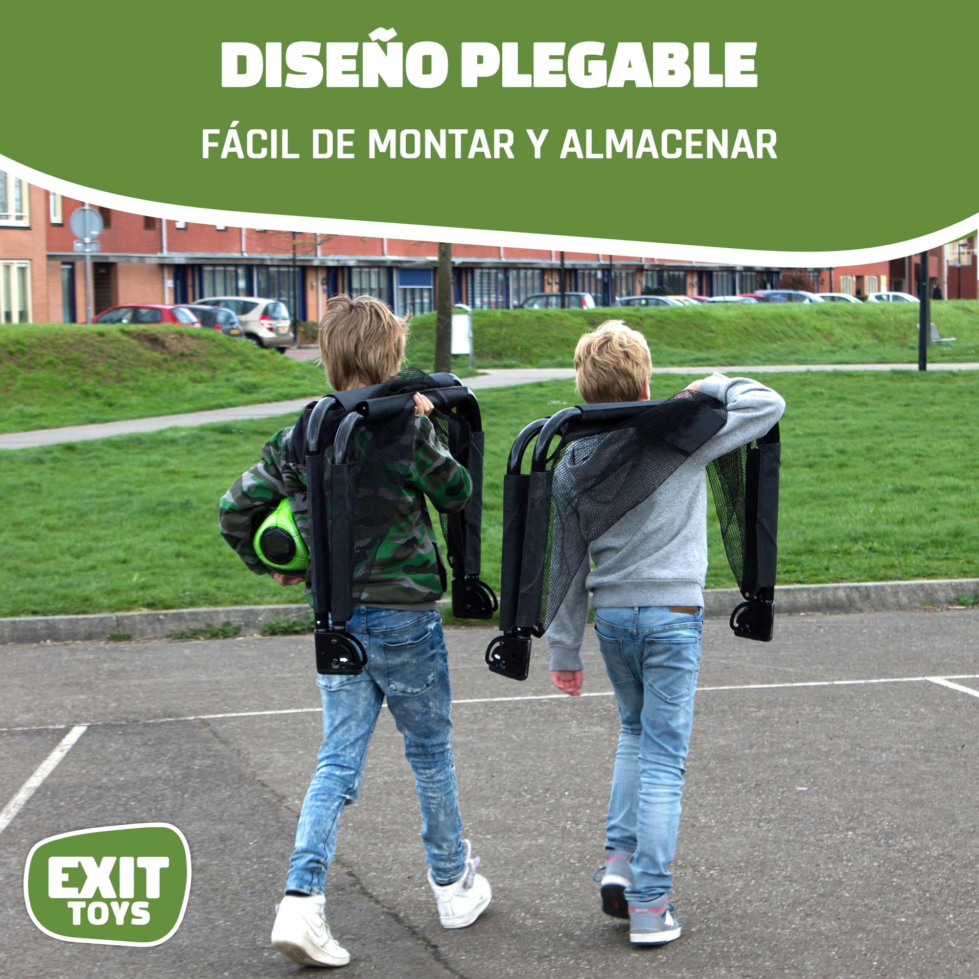 EXIT Pico & Panna Juego de 2 Fútbol exterior Construcción de acero